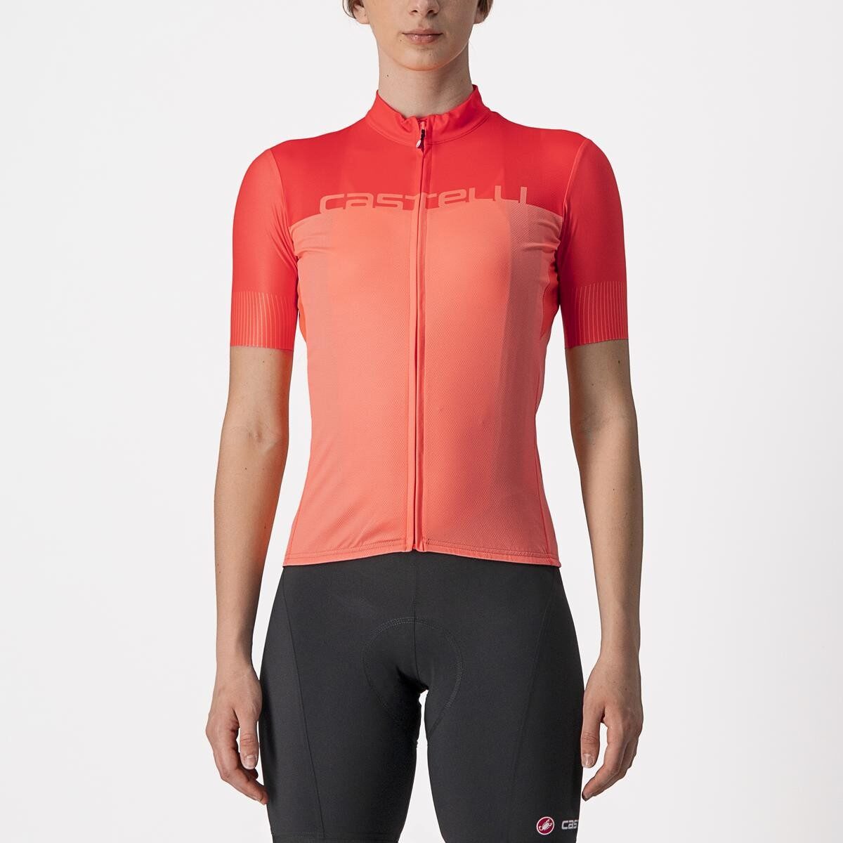 tricou cu maneca scurta castelli velocissima de dama corai roz s