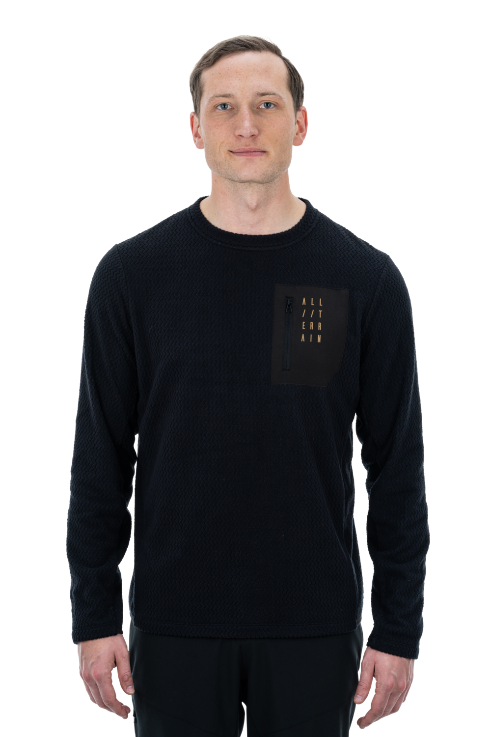 Tricou CUBE ATX Fleece Jersey L/S Black