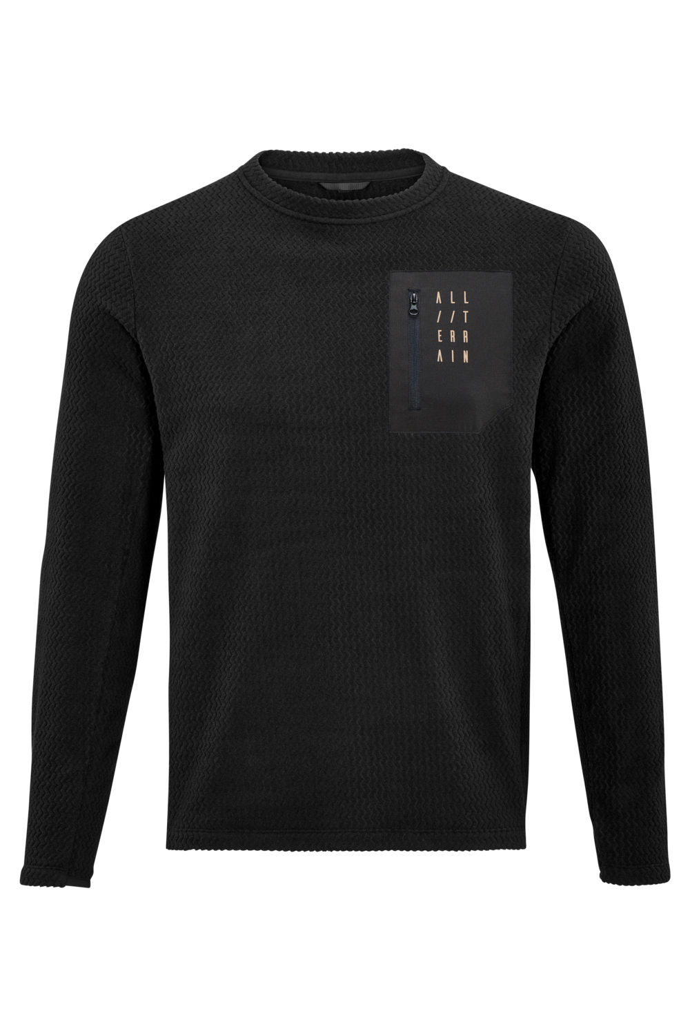 Tricou CUBE ATX Fleece Jersey L/S Black