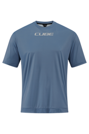 Tricou CUBE ATX Round Neck Tech S/S Smoke Blue