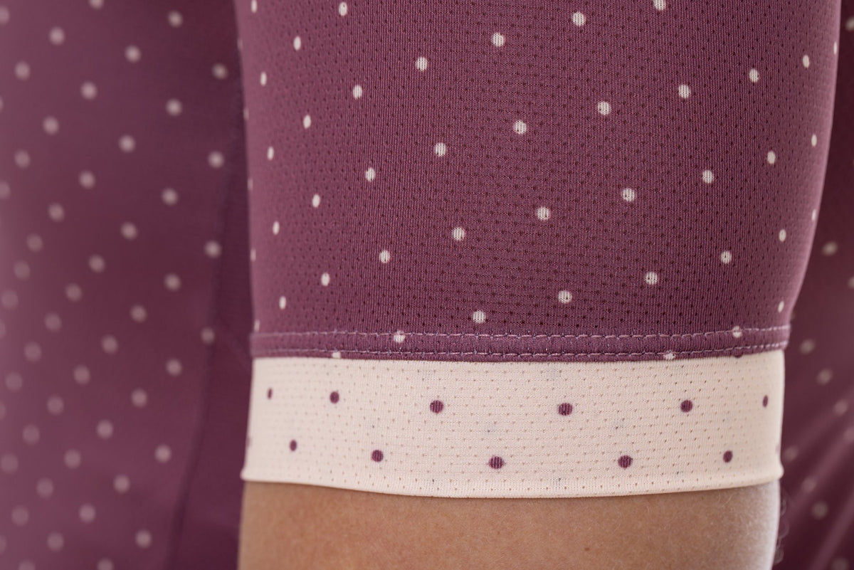 Tricou CUBE ATX WS Half Zip CMPT S/S Berry