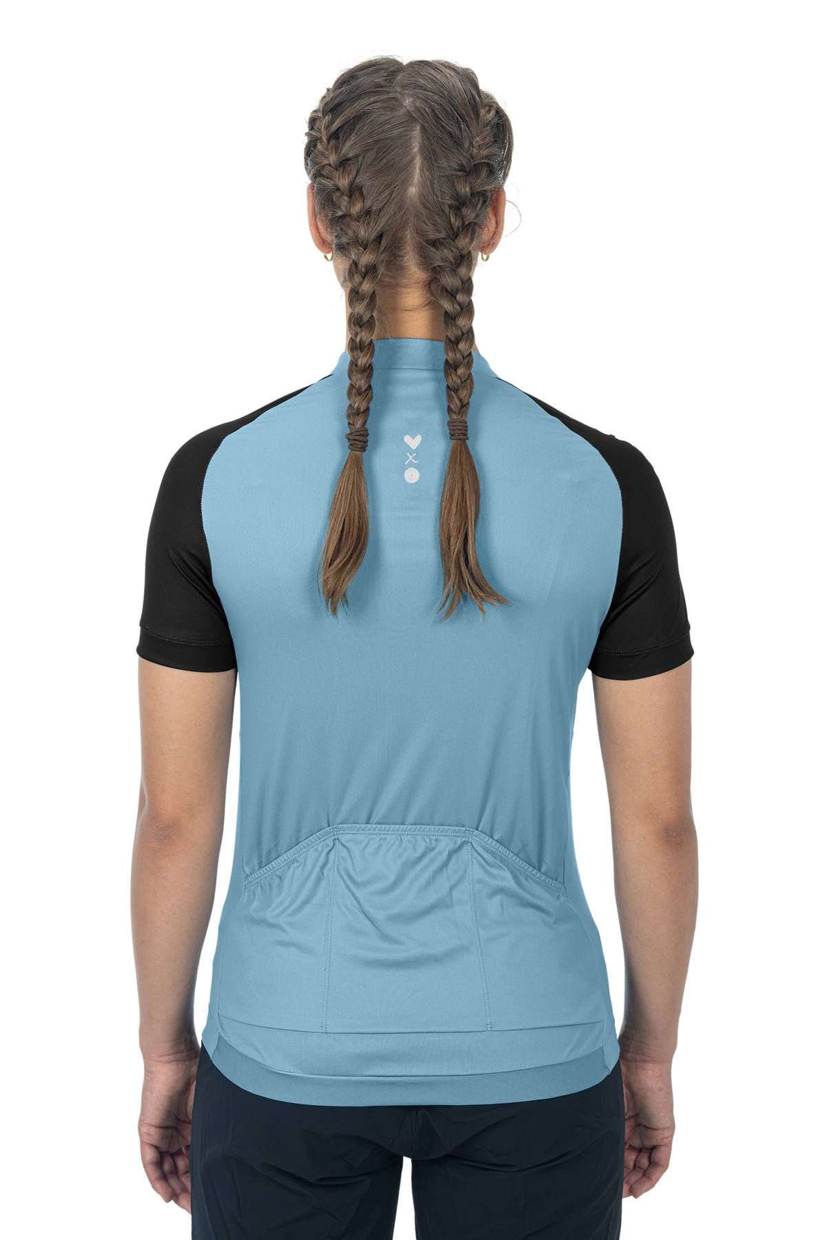 Tricou CUBE ATX WS Jersey Full Zip CMPT S/S Blue
