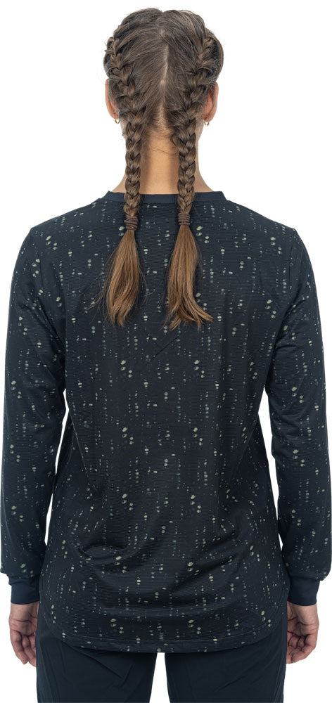 Tricou CUBE ATX WS Round Neck L/S Black Pattern