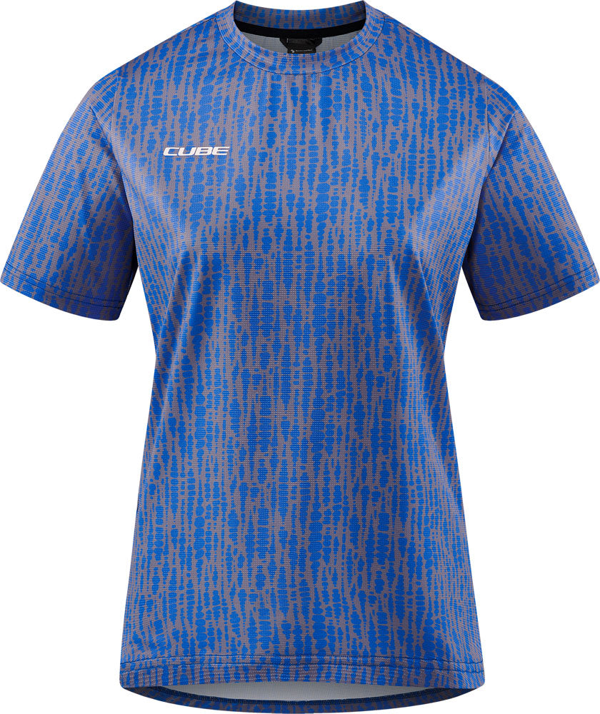 Tricou CUBE ATX WS Round Neck S/S Violet Pattern