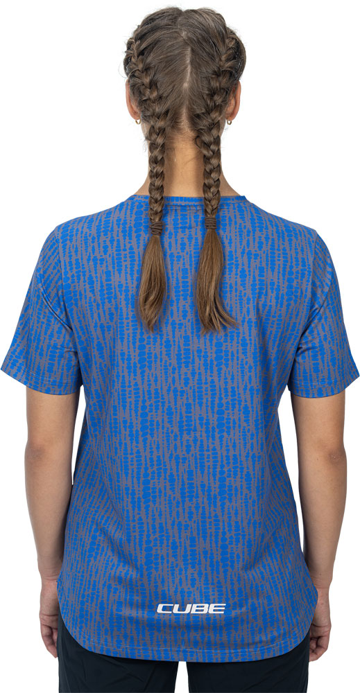 Tricou CUBE ATX WS Round Neck S/S Violet Pattern
