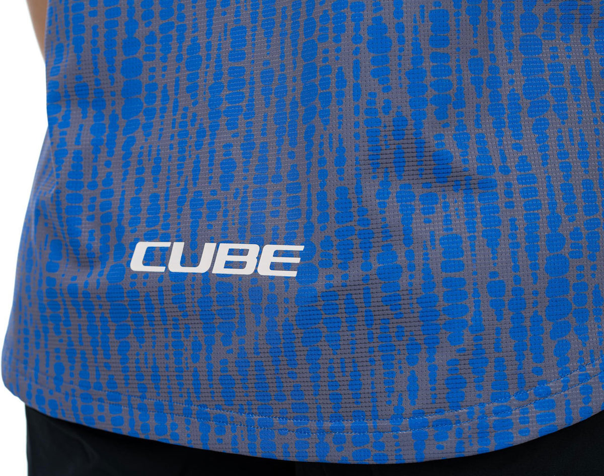 Tricou CUBE ATX WS Round Neck S/S Violet Pattern