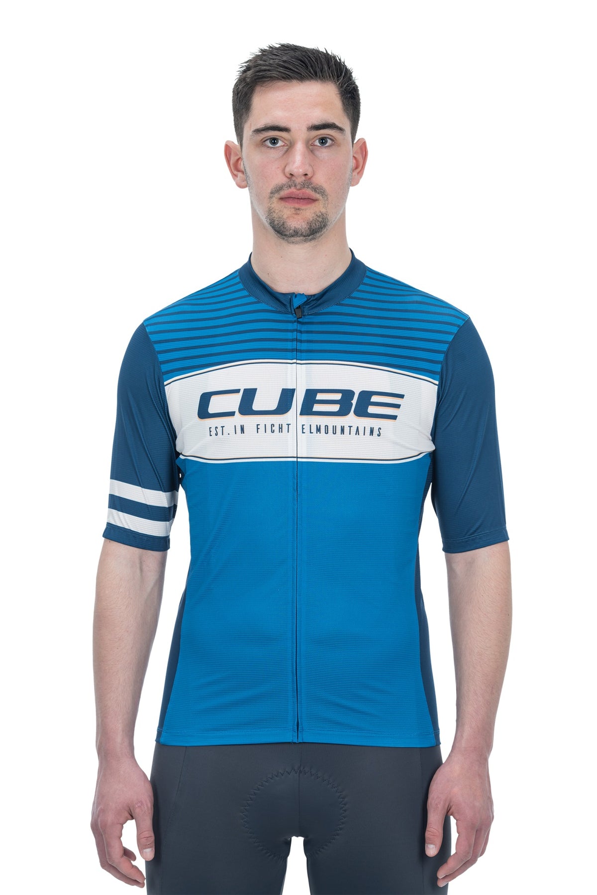 Tricou CUBE Blackline CMPT S/S Blue