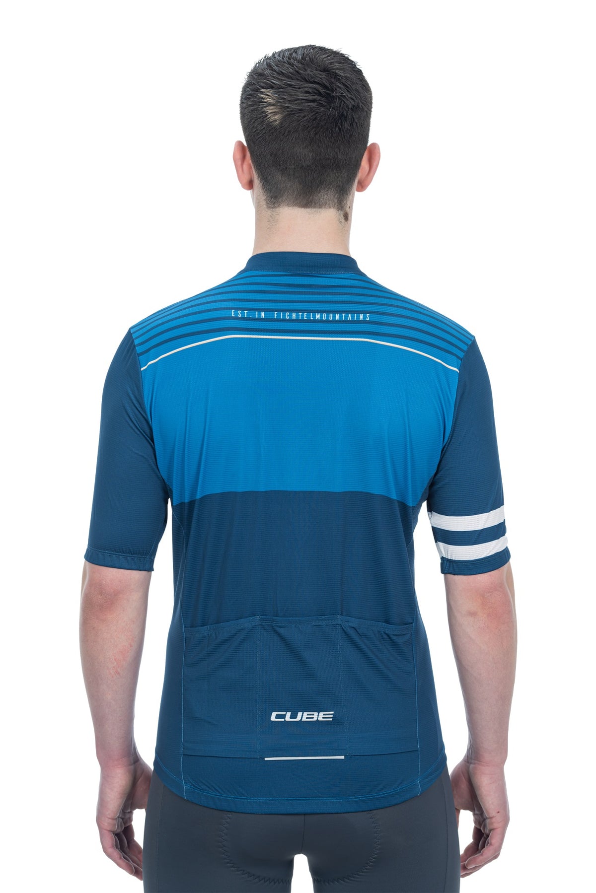 Tricou CUBE Blackline CMPT S/S Blue