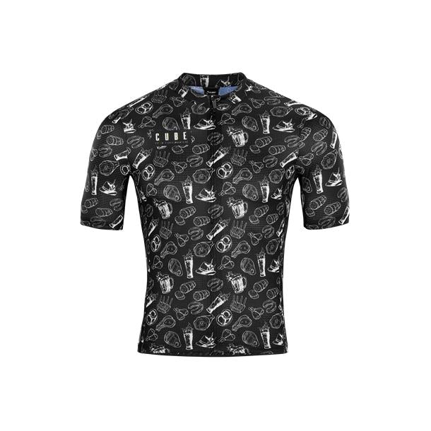 Tricou CUBE Blackline Jersey Bavaria Black