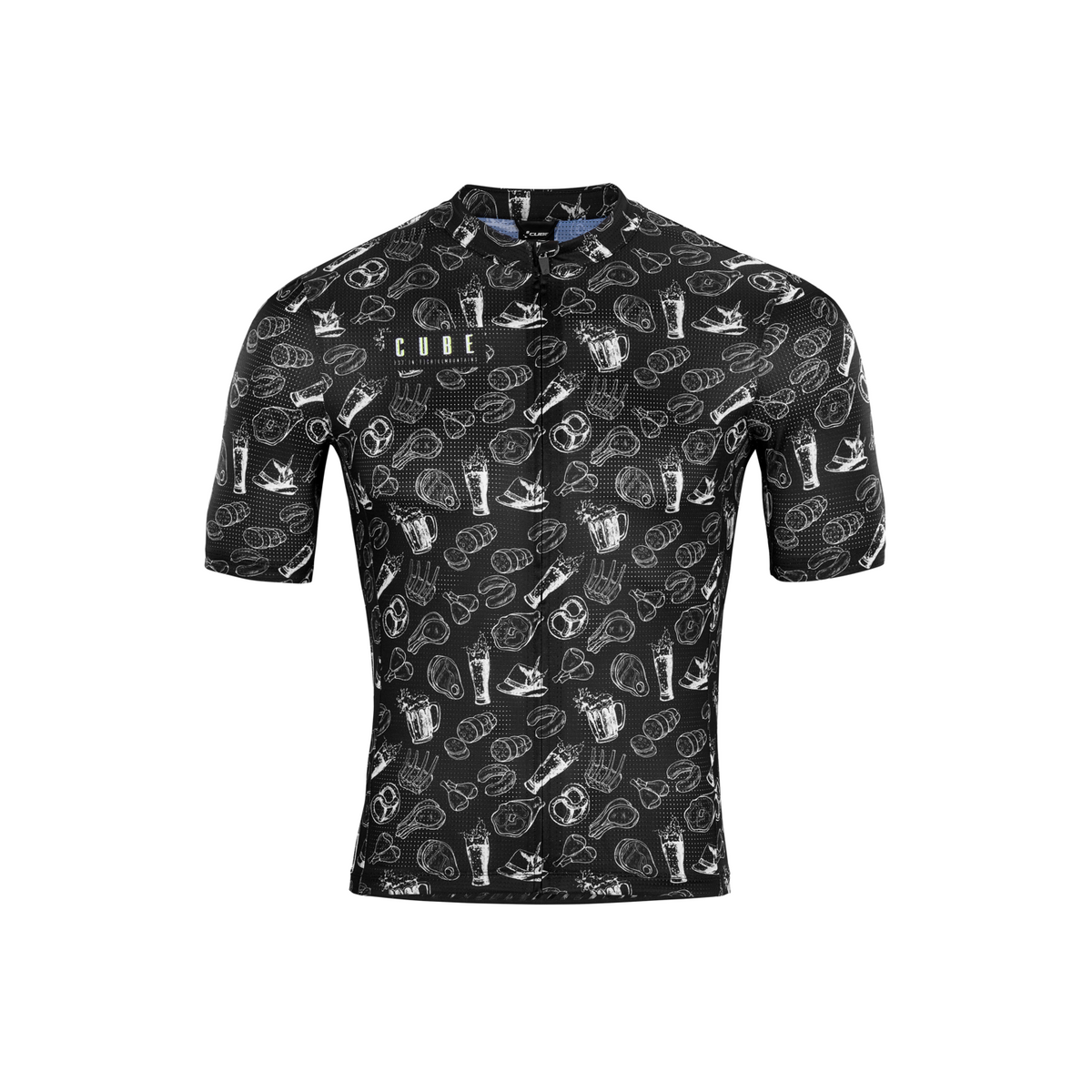 Tricou CUBE Blackline Jersey Bavaria Black
