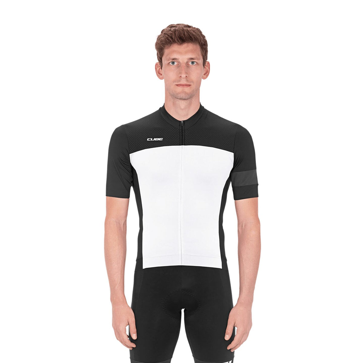 Tricou CUBE Blackline Jersey S/S Black White