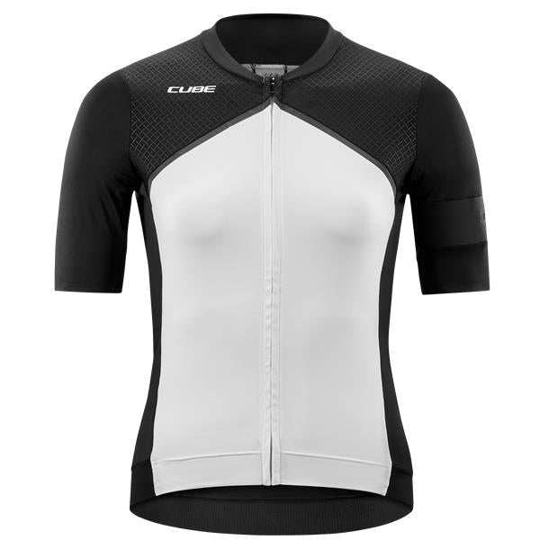 Tricou CUBE Blackline WS Jersey S/S Black White