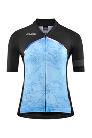 Tricou CUBE Blackline WS Jersey S/S Blue Pattern