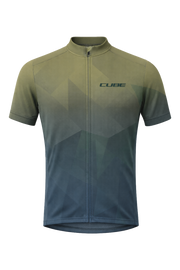 Tricou CUBE CMPT Mountain S/S Green