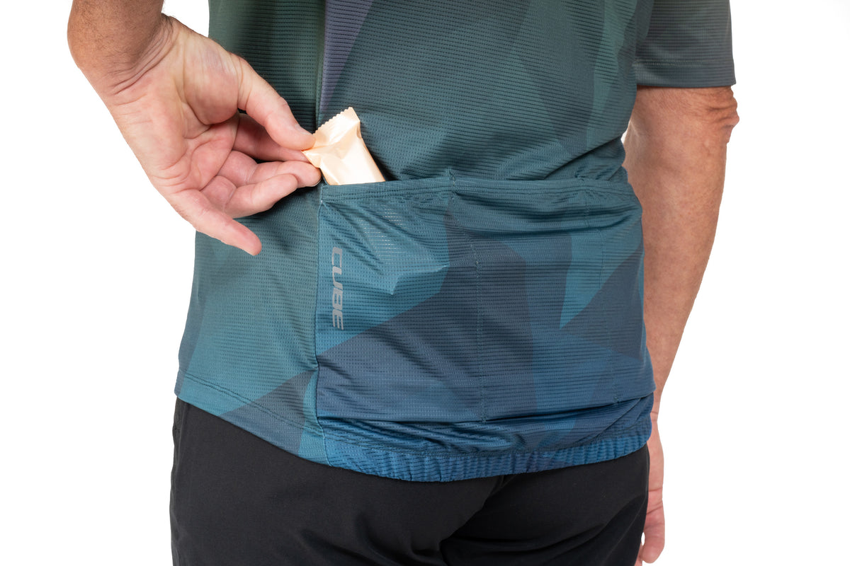 Tricou CUBE CMPT Mountain S/S Green