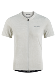 Tricou CUBE Gravel Full Zip Cargo S/S Light Grey