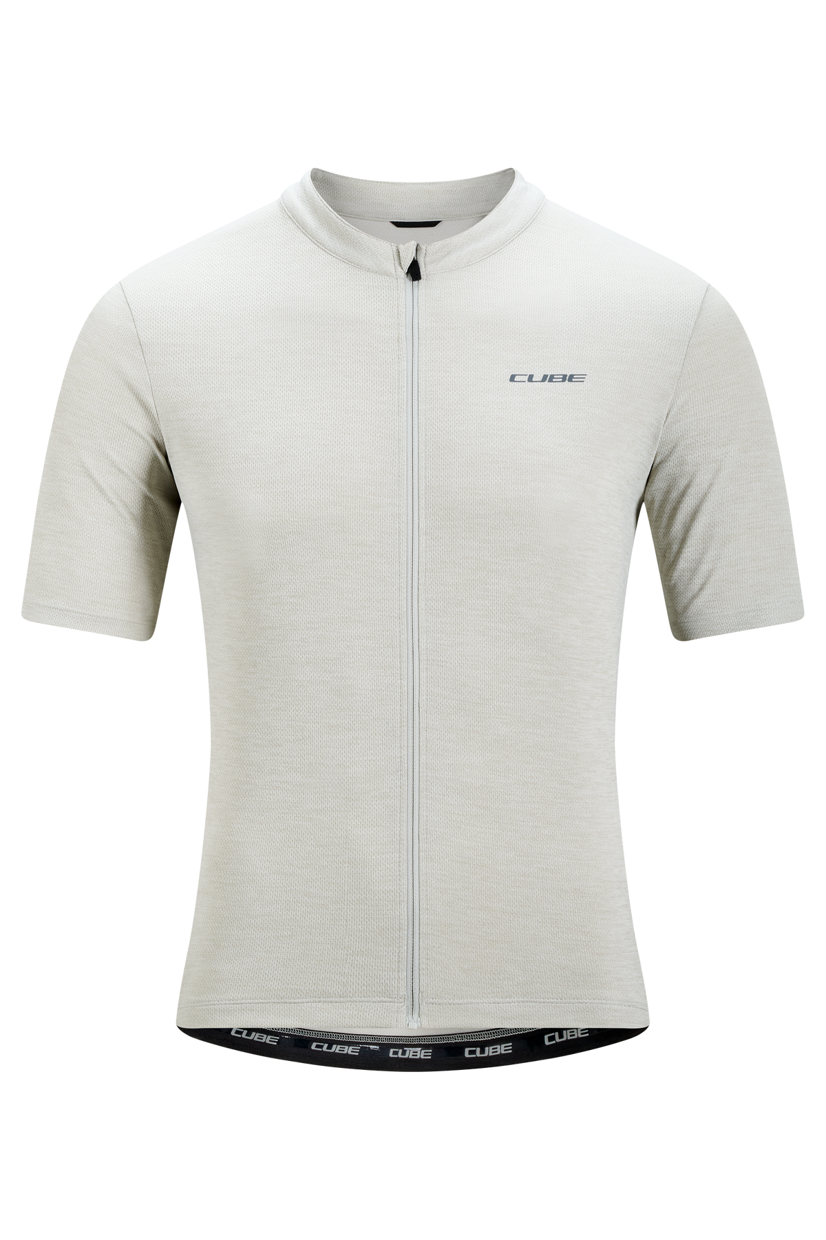 Tricou CUBE Gravel WS Full Zip Cargo S/S Light Grey
