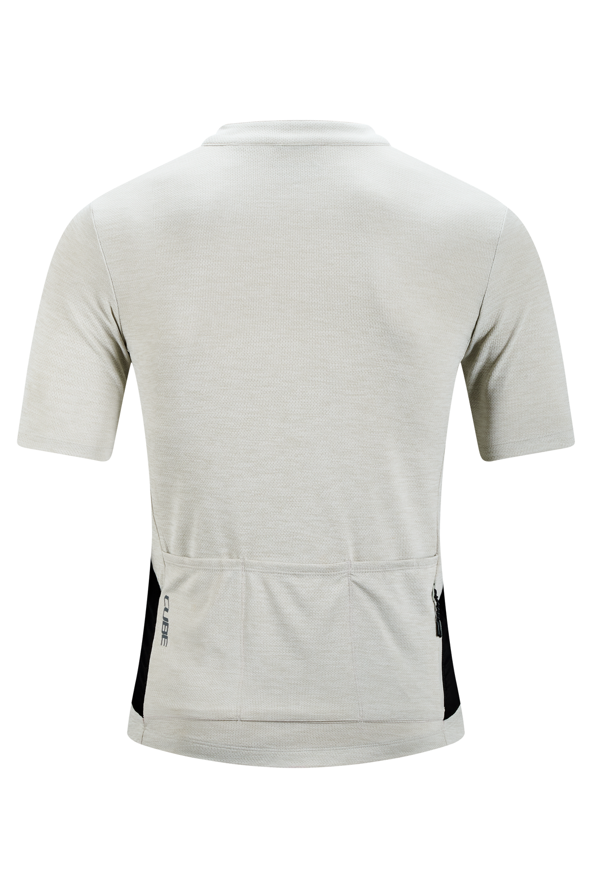 Tricou CUBE Gravel WS Full Zip Cargo S/S Light Grey