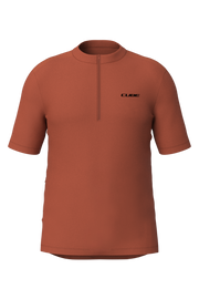 Tricou CUBE Half Zip CMPT S/S Red