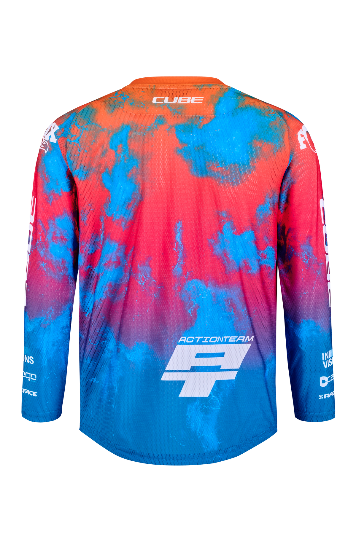 Tricou CUBE MTB Jersey Rookie x Actionteam L/S Black/Blue