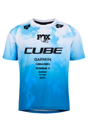 Tricou CUBE MTB Jersey Rookie x Actionteam S/S Blue/White