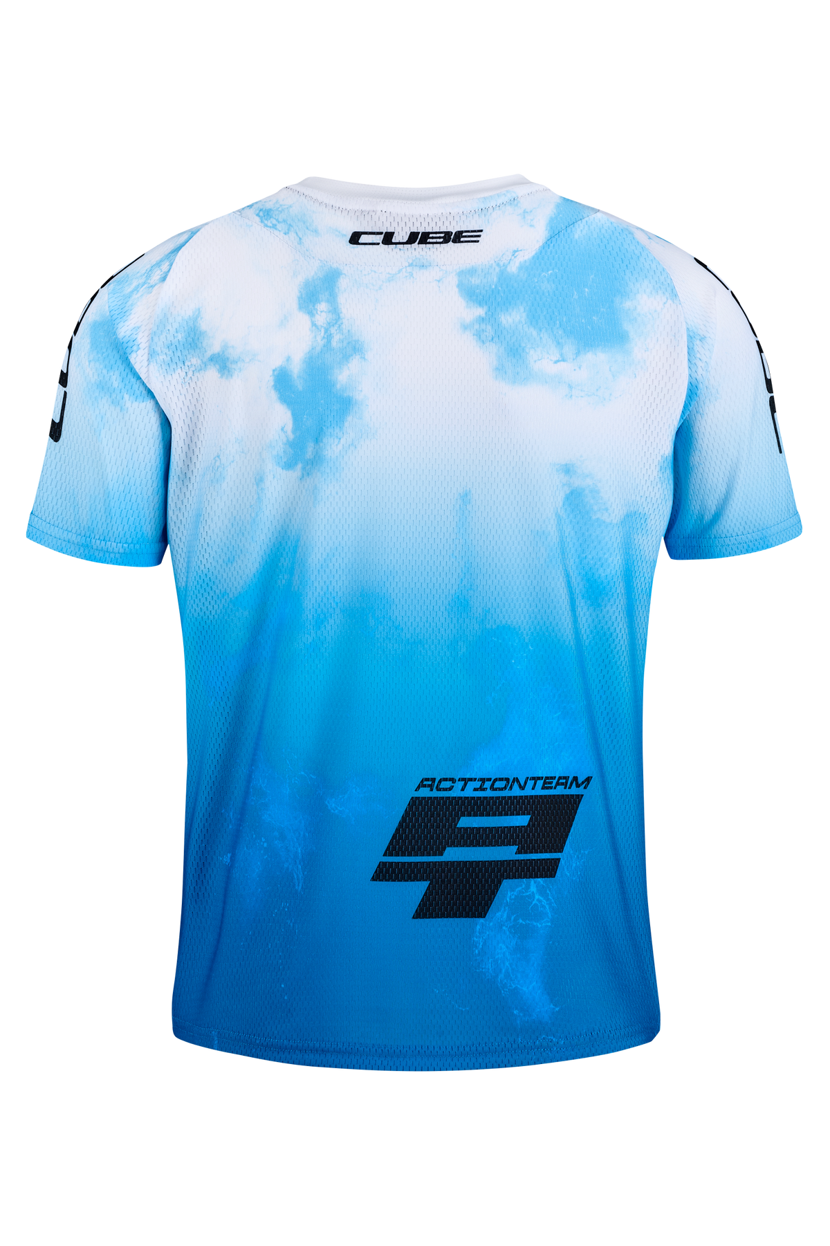 Tricou CUBE MTB Jersey Rookie x Actionteam S/S Blue/White