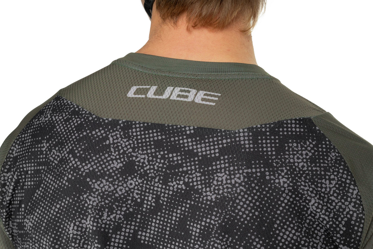 Tricou CUBE MTB Matrix TM S/S Olive