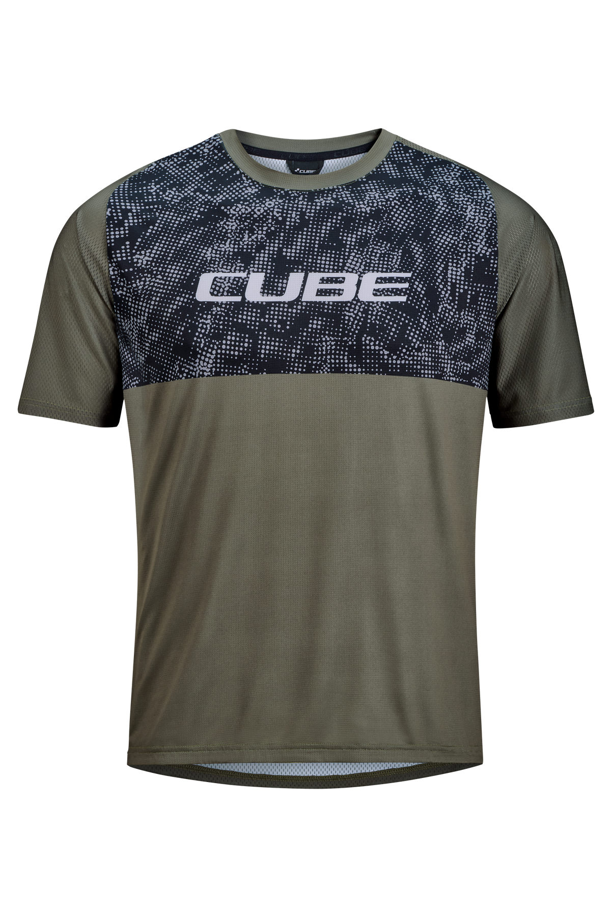 Tricou CUBE MTB Matrix TM S/S Olive