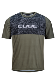 Tricou CUBE MTB Matrix TM S/S Olive