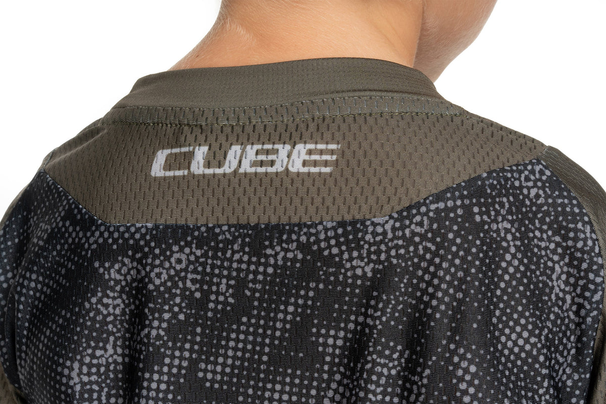 Tricou CUBE MTB Rookie TM S/S Black/Blue