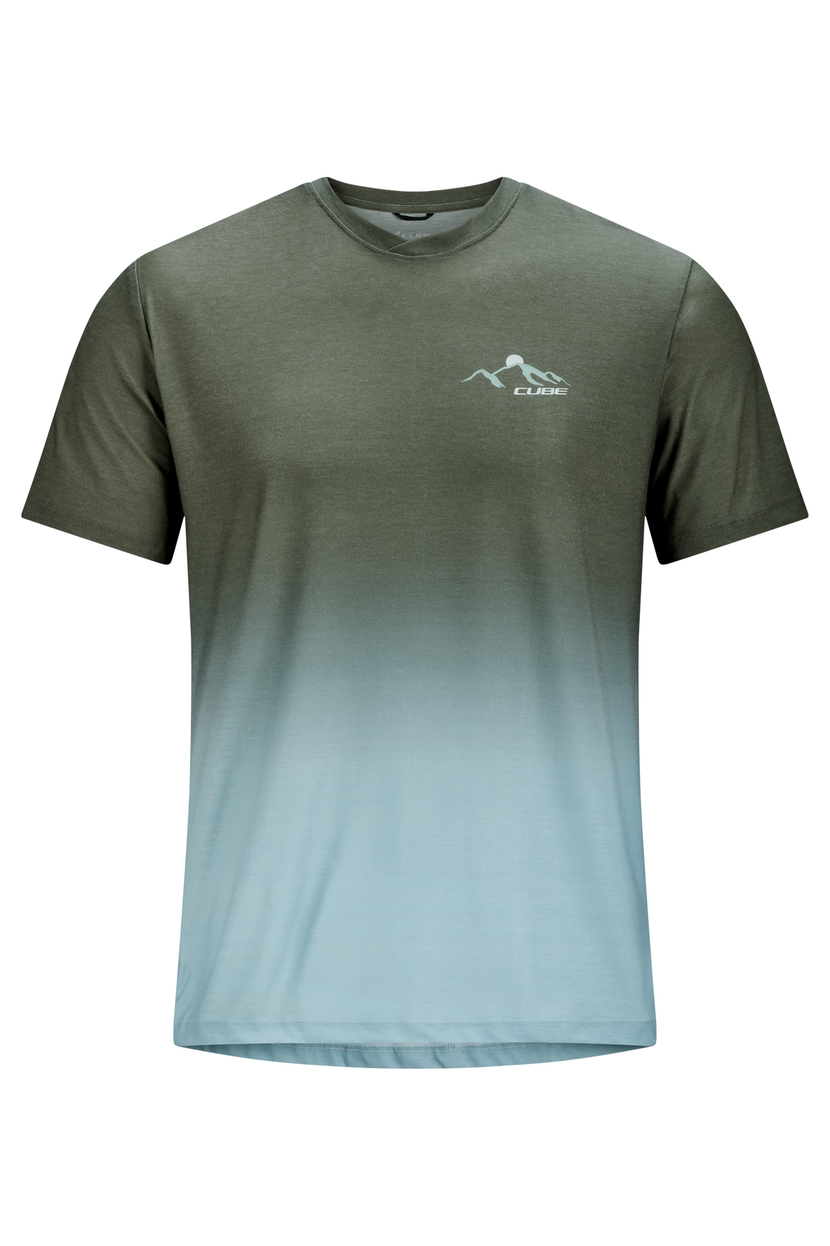 Tricou CUBE MTB Round Neck Soft Touch S/S Grey