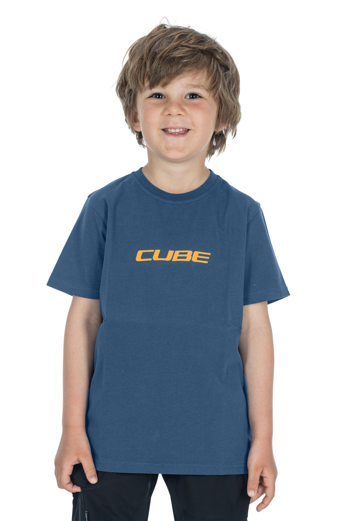 Tricou CUBE Organic Rookie Mountains Blue