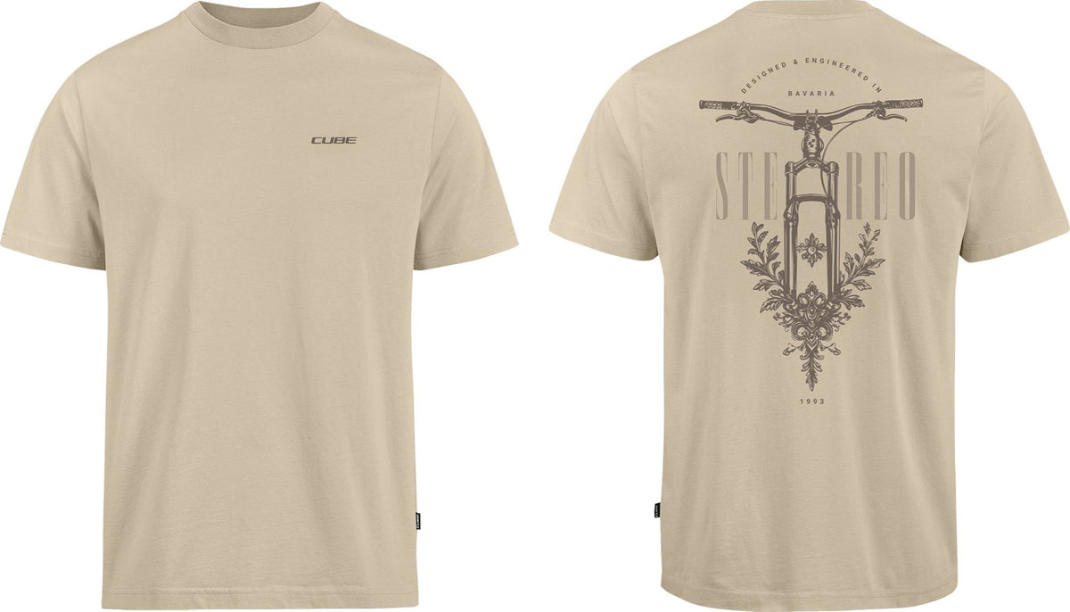 Tricou CUBE Organic T-shirt Baroque Gty Fit Sand