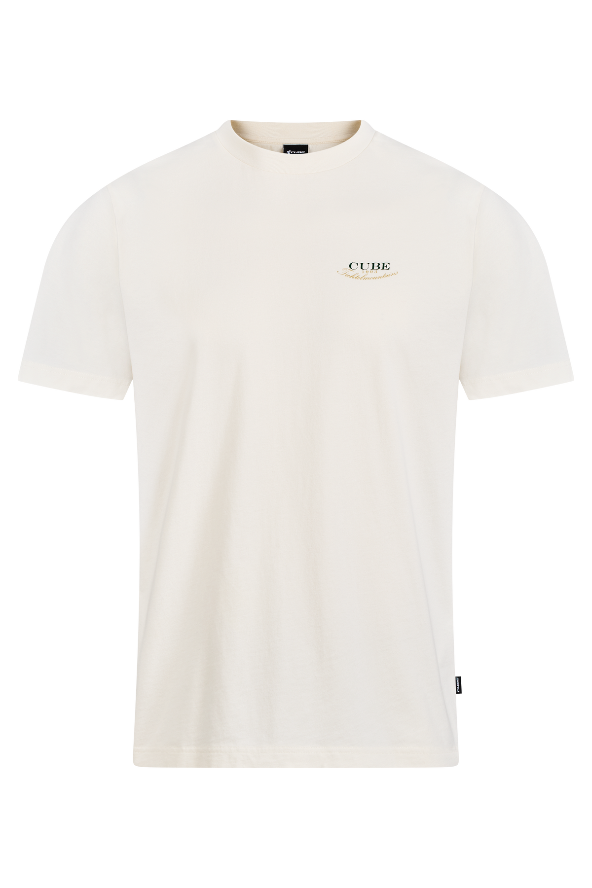 Tricou CUBE Organic T-shirt Club Dropshoulder White