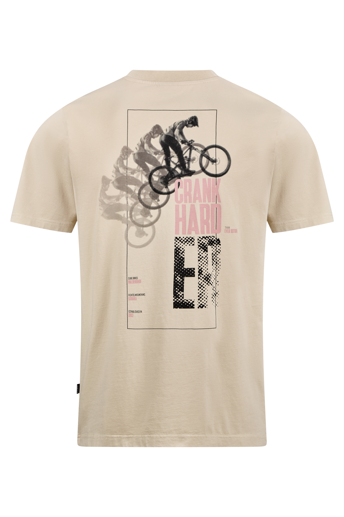 Tricou CUBE Organic T-shirt Crank Harder Gty Fit Petrol