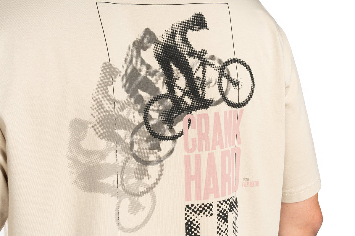 Tricou CUBE Organic T-shirt Crank Harder Gty Fit Petrol