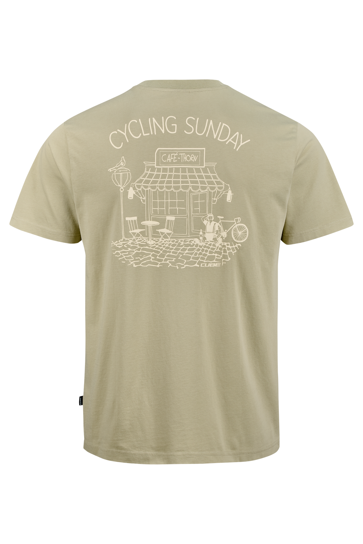 Tricou CUBE Organic T-shirt Cycling Sunday Gty Fit Petrol