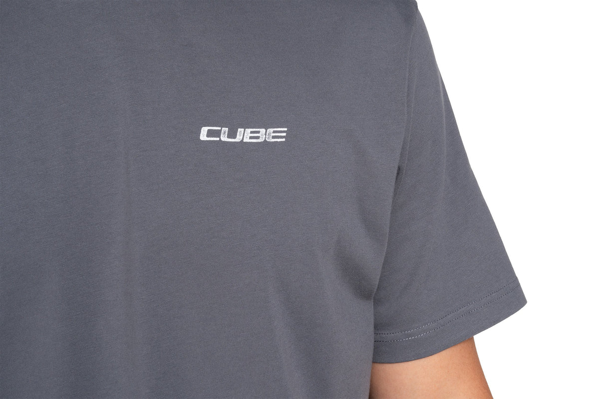 Tricou CUBE Organic T-shirt Darkness Gty Fit Petrol
