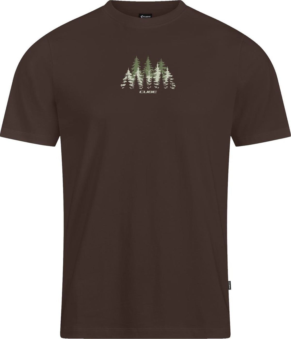 Tricou CUBE Organic T-shirt Forest Brown