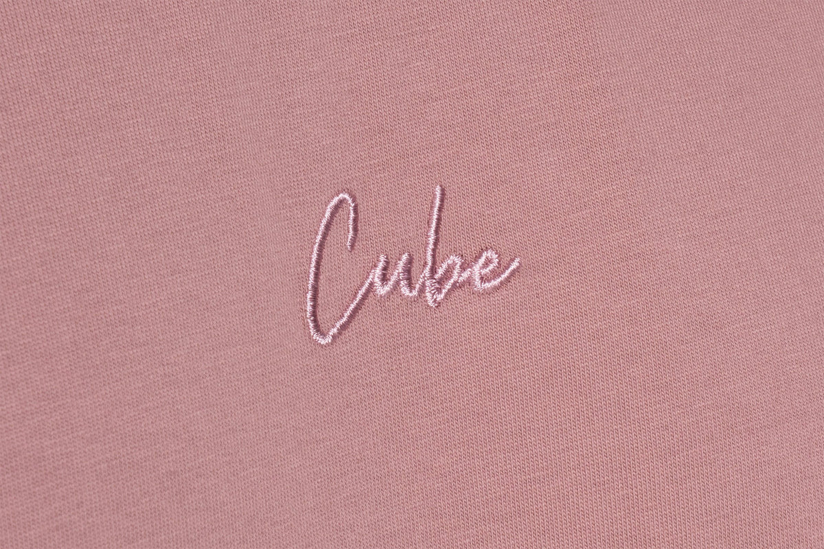 Tricou CUBE Organic T-shirt Script Gty Fit Washed Black