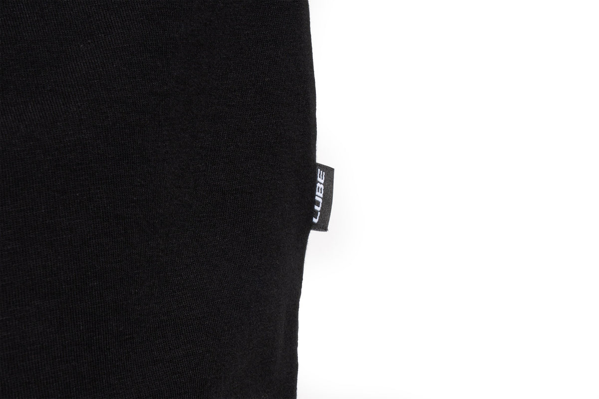 Tricou CUBE Organic T-shirt x Actionteam Gty Fit Black/White