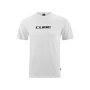Tricou CUBE Organic T-shirt Classic Logo White/Black