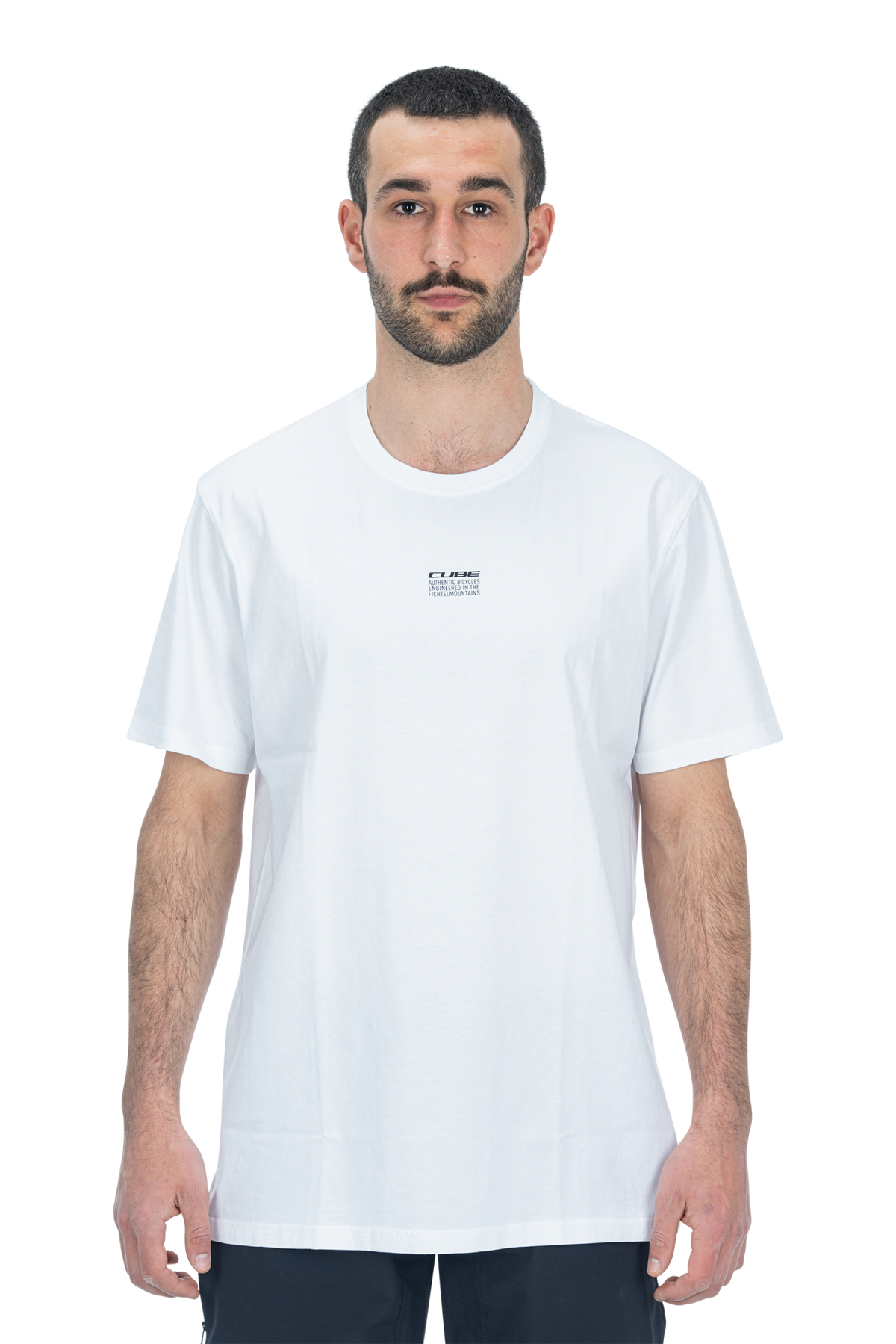 Tricou CUBE Organic T-shirt Logowear Gty Fit White
