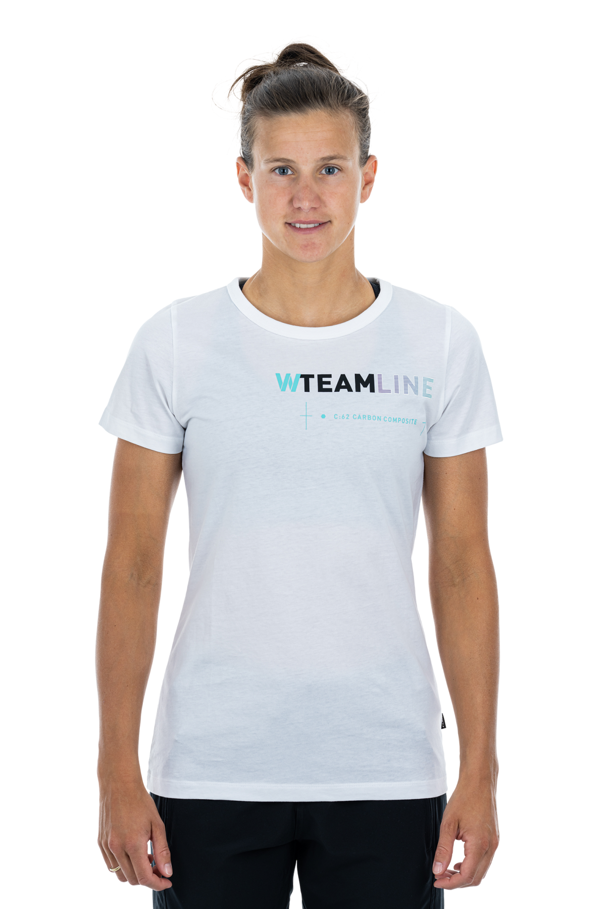 Tricou CUBE Organic WS T-shirt Teamline White