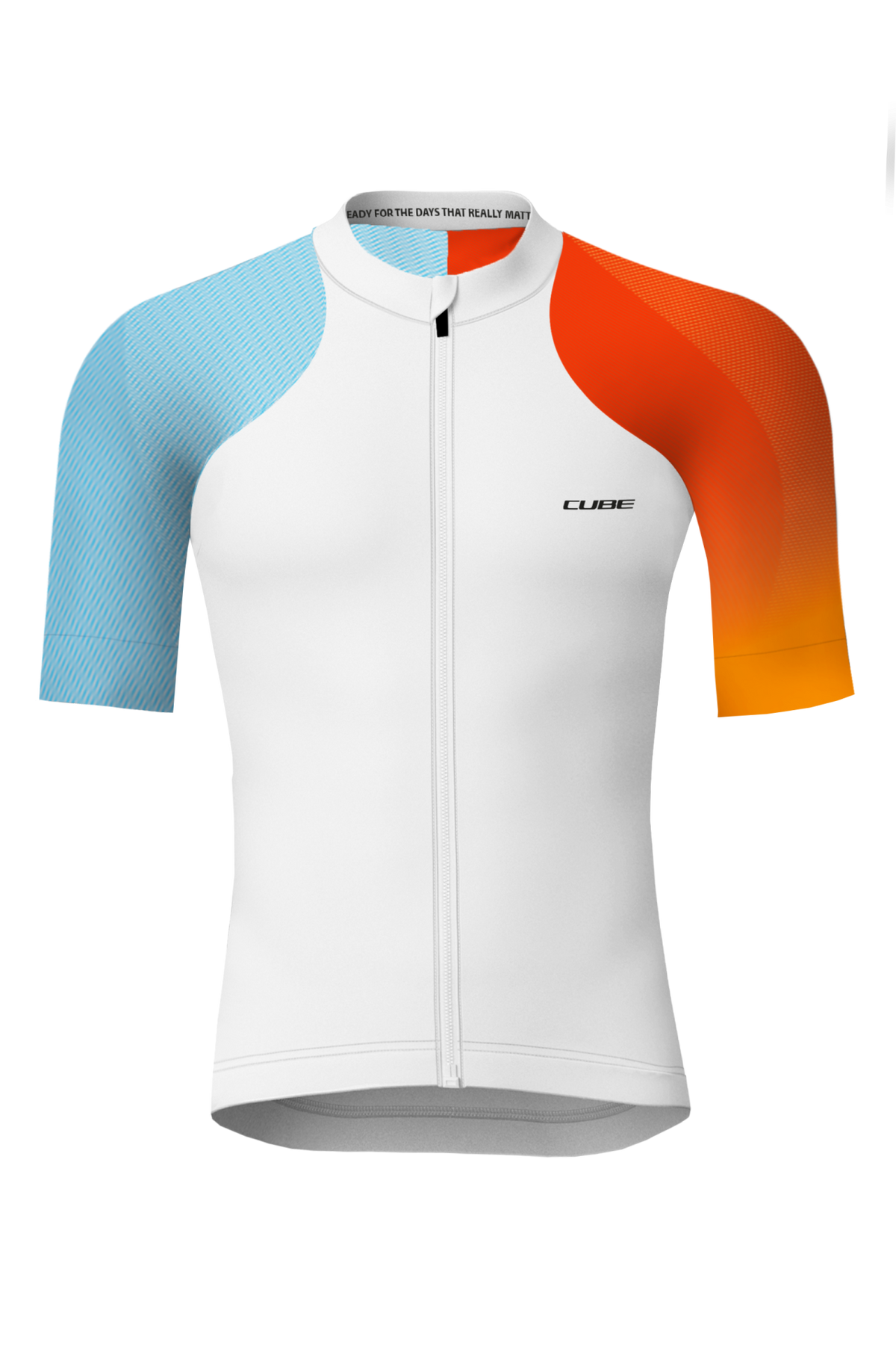 Tricou CUBE Road/Xc Teamline S/S White