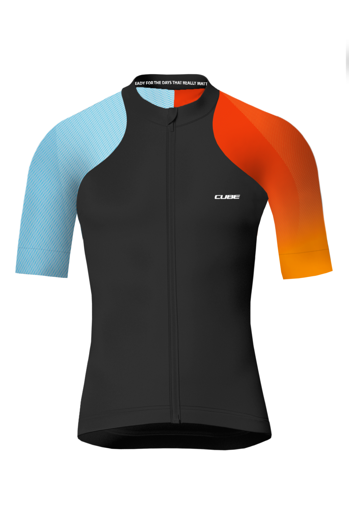 Tricou CUBE Road/Xc WS Teamline S/S Black