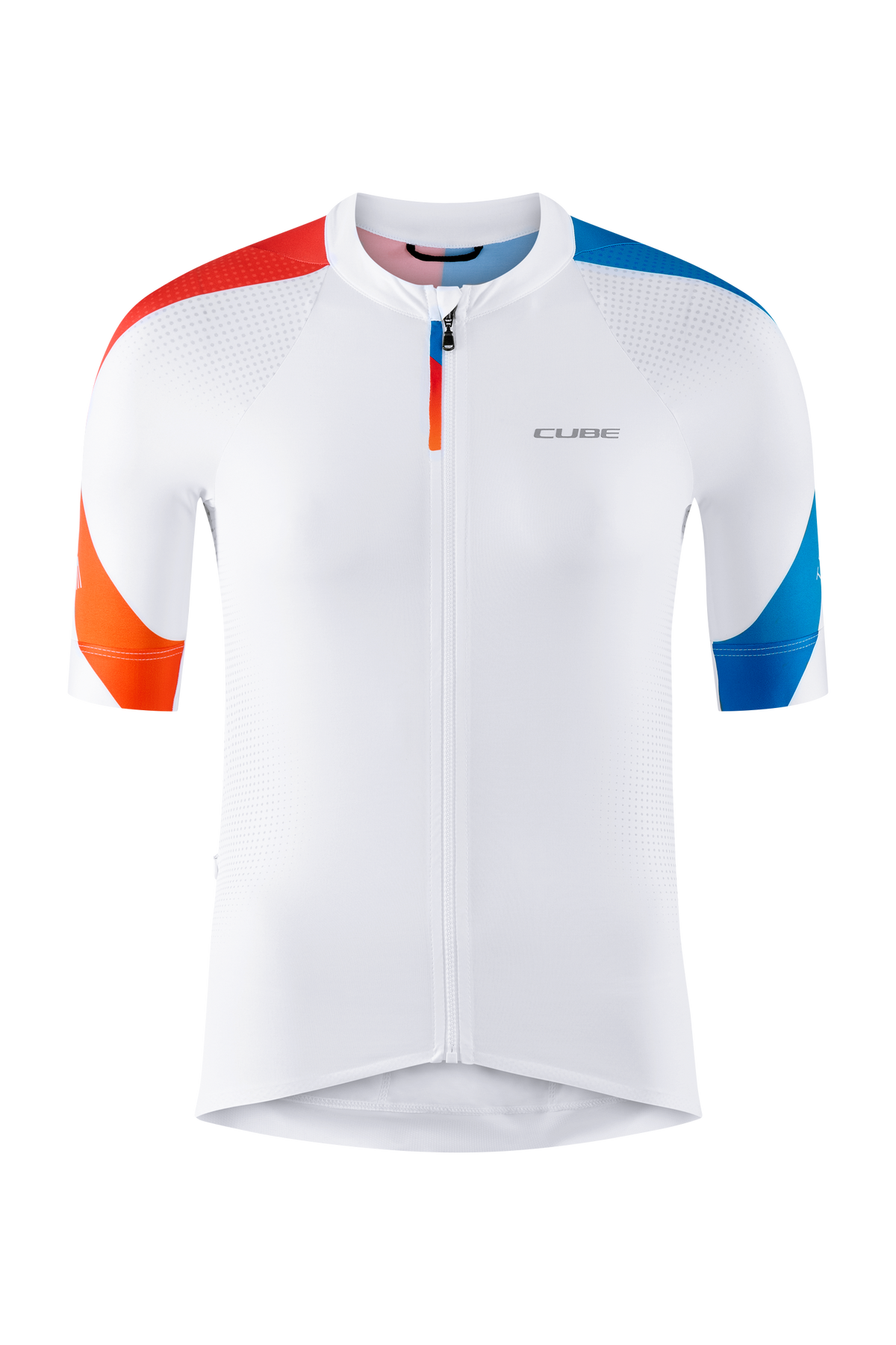 Tricou CUBE Road/Xc WS Teamline S/S White