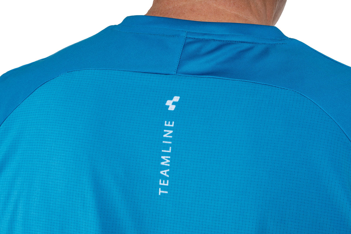 Tricou CUBE Round Neck Tech Teamline S/S Topas Blue