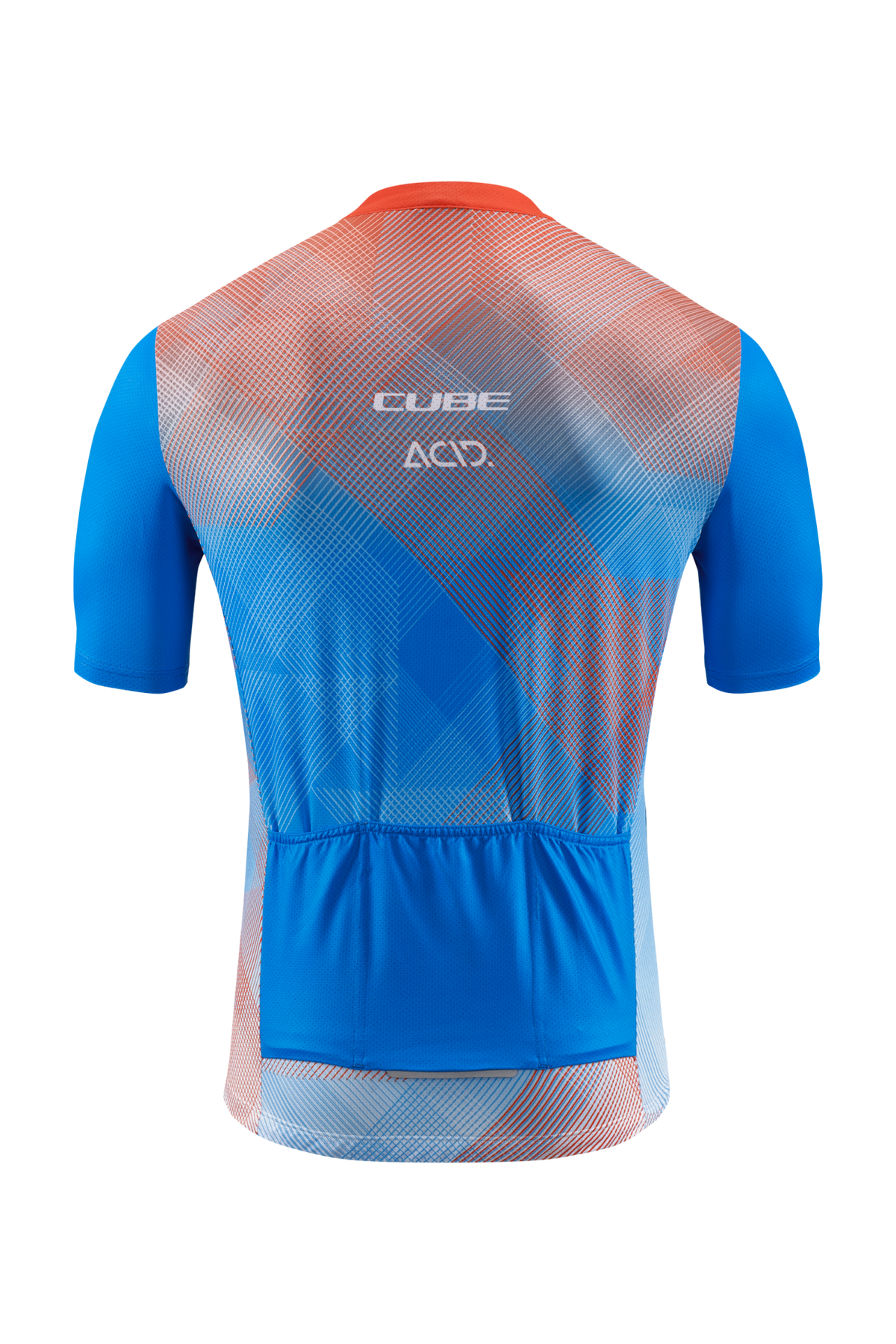Tricou CUBE Teamline CMPT S/S White/Blue/Red