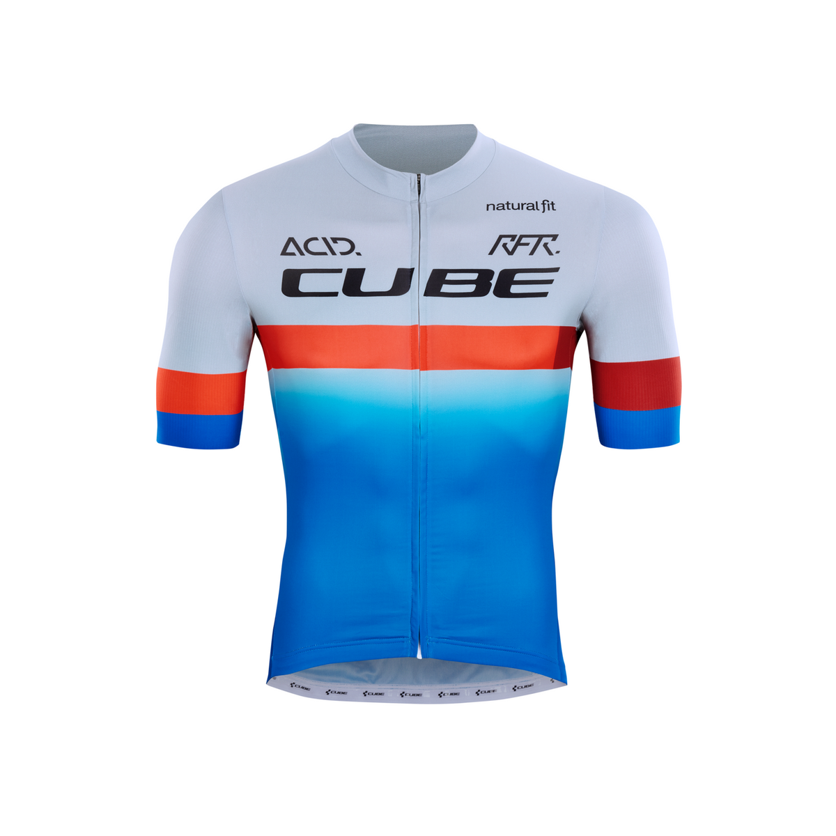 Tricou CUBE Teamline Jersey S/S Blue Red Grey